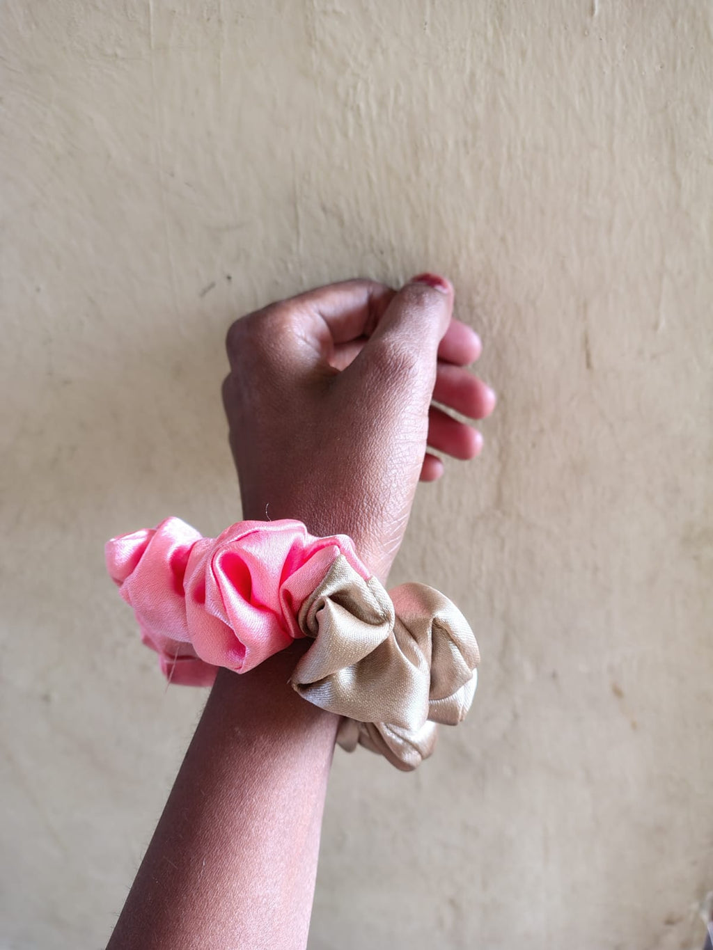 Majestique Satin Silk Layered Hair Bow Embellished Clip And Hair Scrunchies  For Women & Girls (Customized & Washable) Product