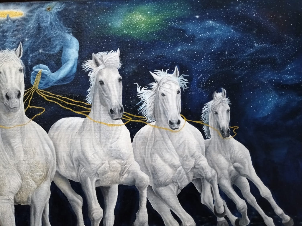 Timeless Beauty Oil Painting: "Satya"