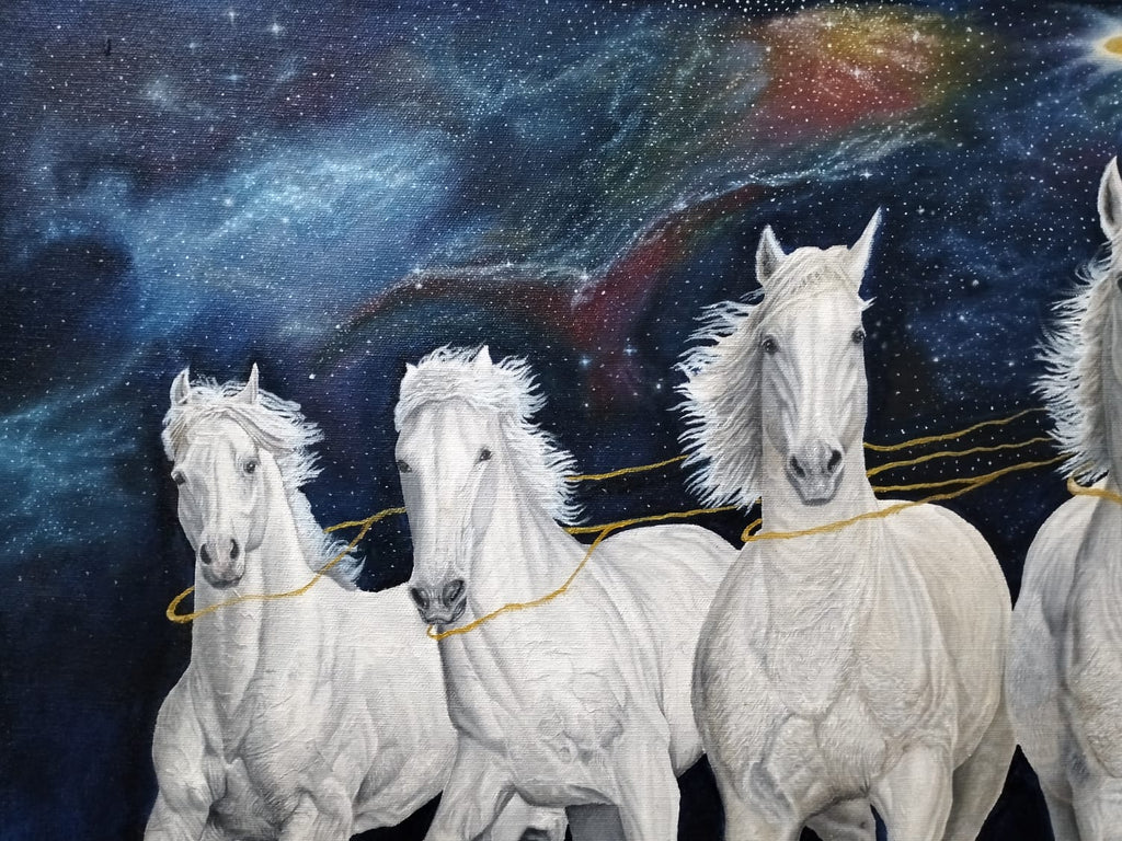 Timeless Beauty Oil Painting: "Satya"