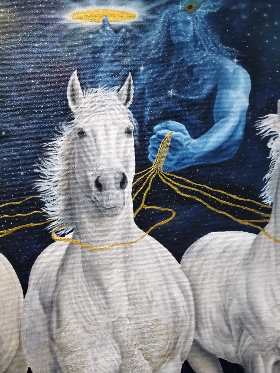 Timeless Beauty Oil Painting: "Satya"