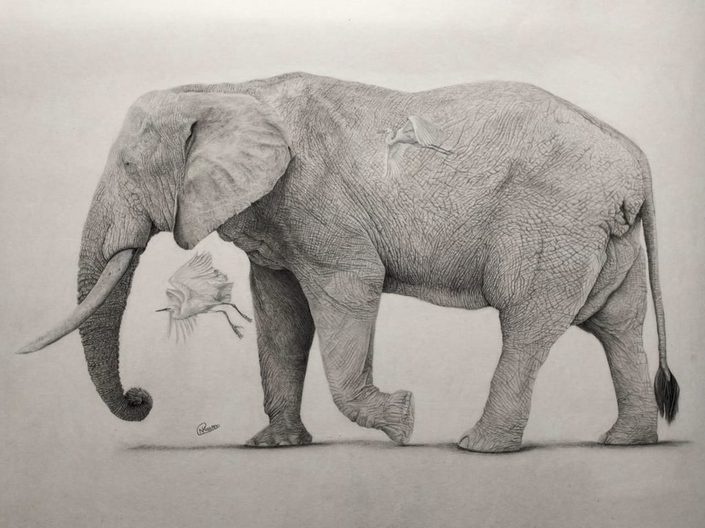 Timeless Majesty – Handcrafted Elephant Wall Art
