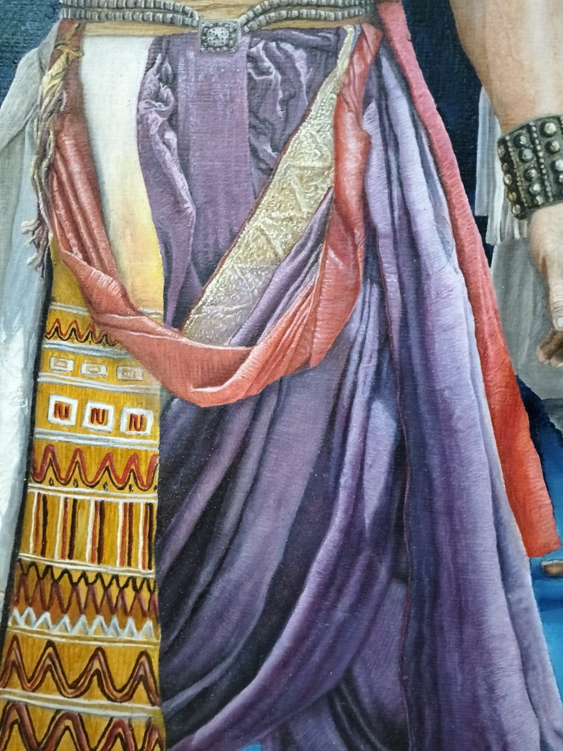 unique artwork “Legends of Bharat – Hand-Painted Oil Canvas Celebrating India's Greatest Visionaries”